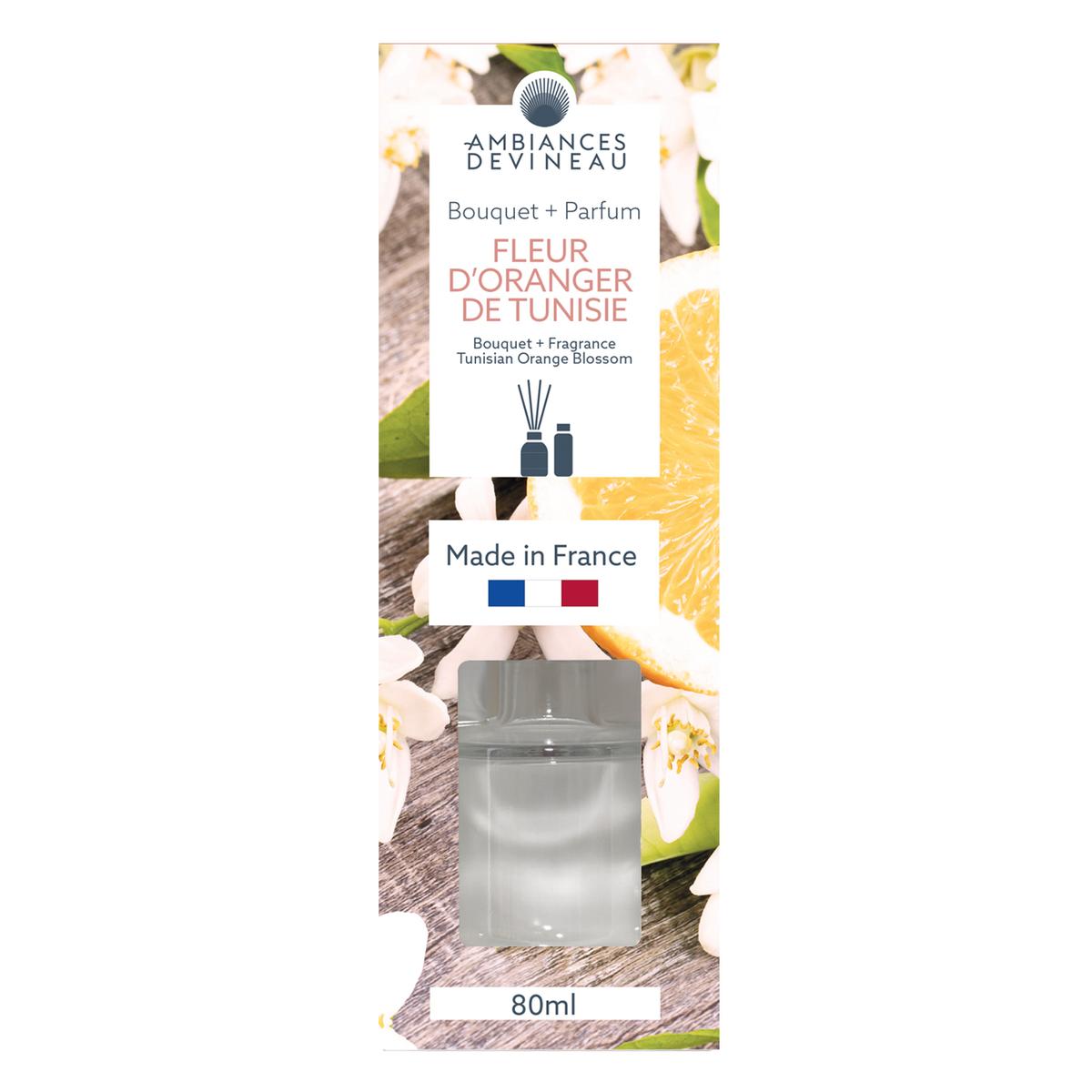 3482356295168 - Ambiances Devineau - Bouquet Fleur d'Oranger de Tunisie + recharge parfum