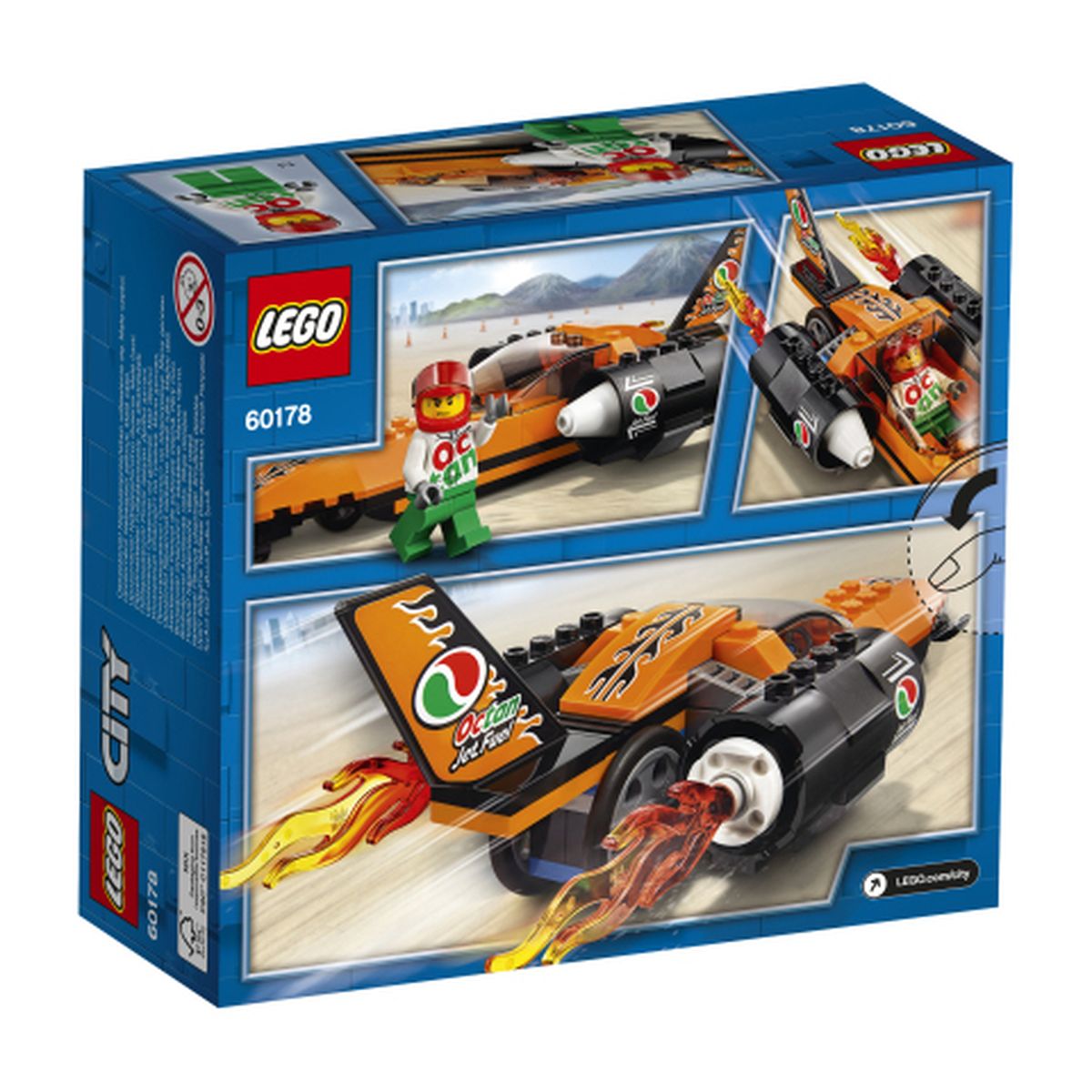 5702016075168 - LEGO® City - 60178- La voiture de compétition