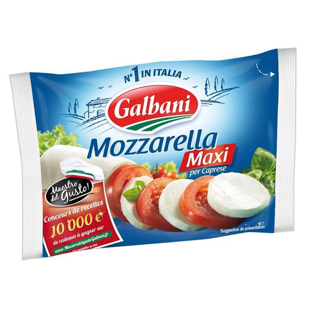 mozzarella en bloc
