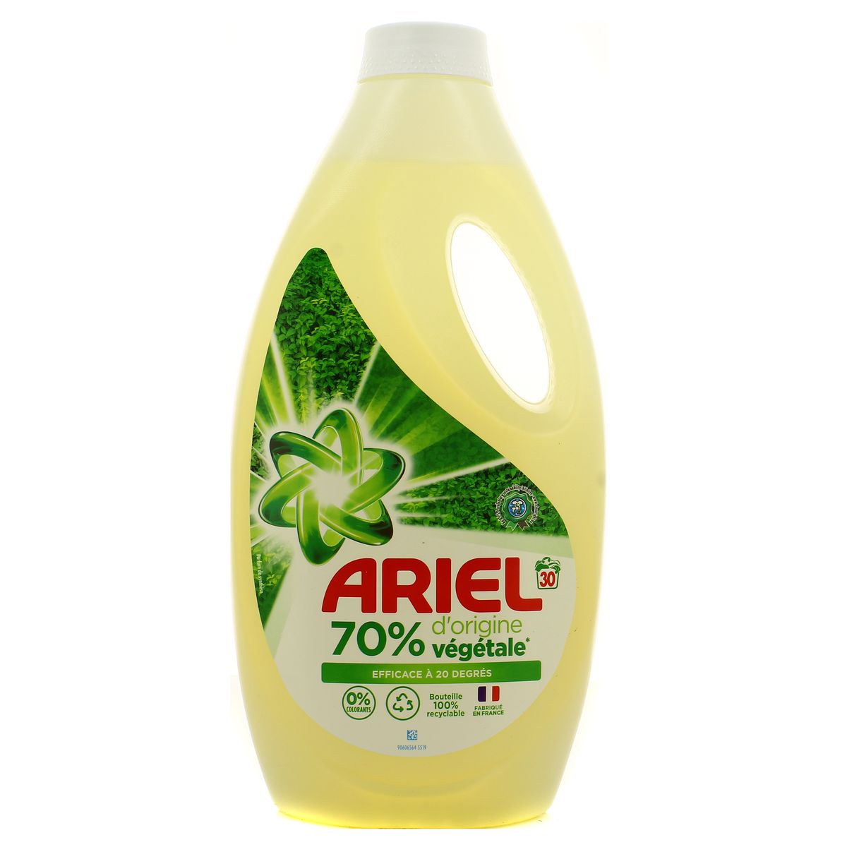 Acheter Ariel Lessive Liquide D Origine Vegetale 30 Lavages 1 65l