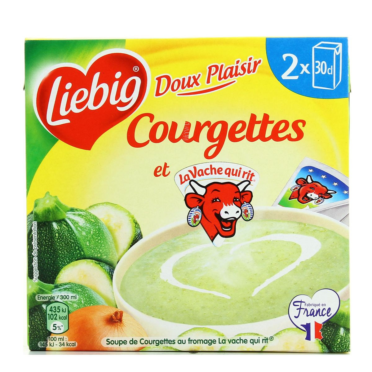 Achat Vente Liebig Doux Plaisir Courgettes Et Vache Qui Rit 2x30cl