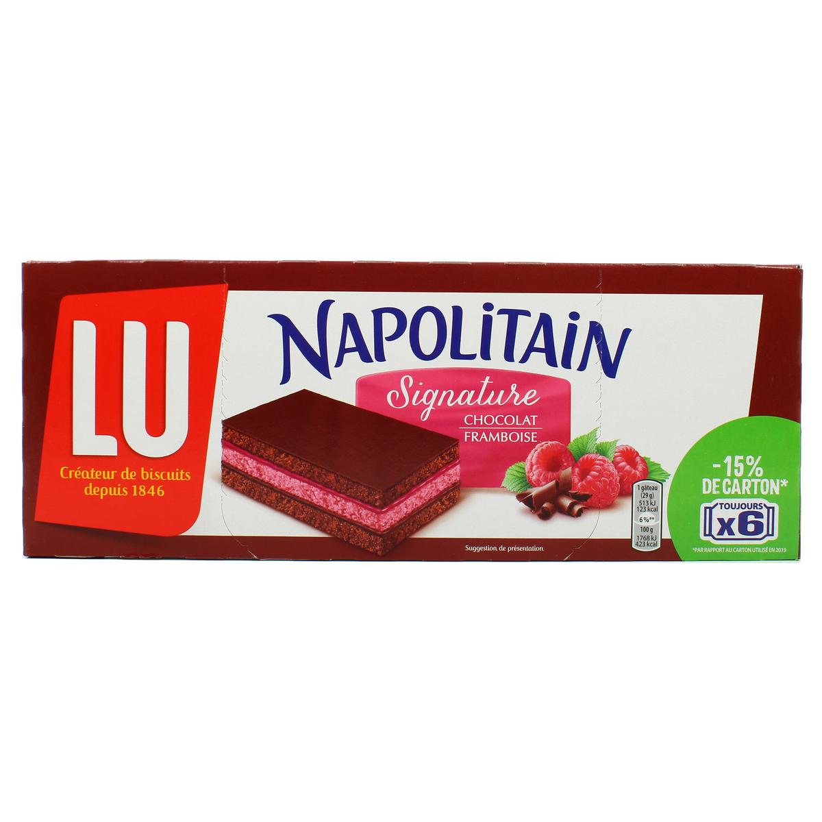 LOT DE 6] LU NAPOLITAIN Gâteaux chocolat classic - Cdiscount Au