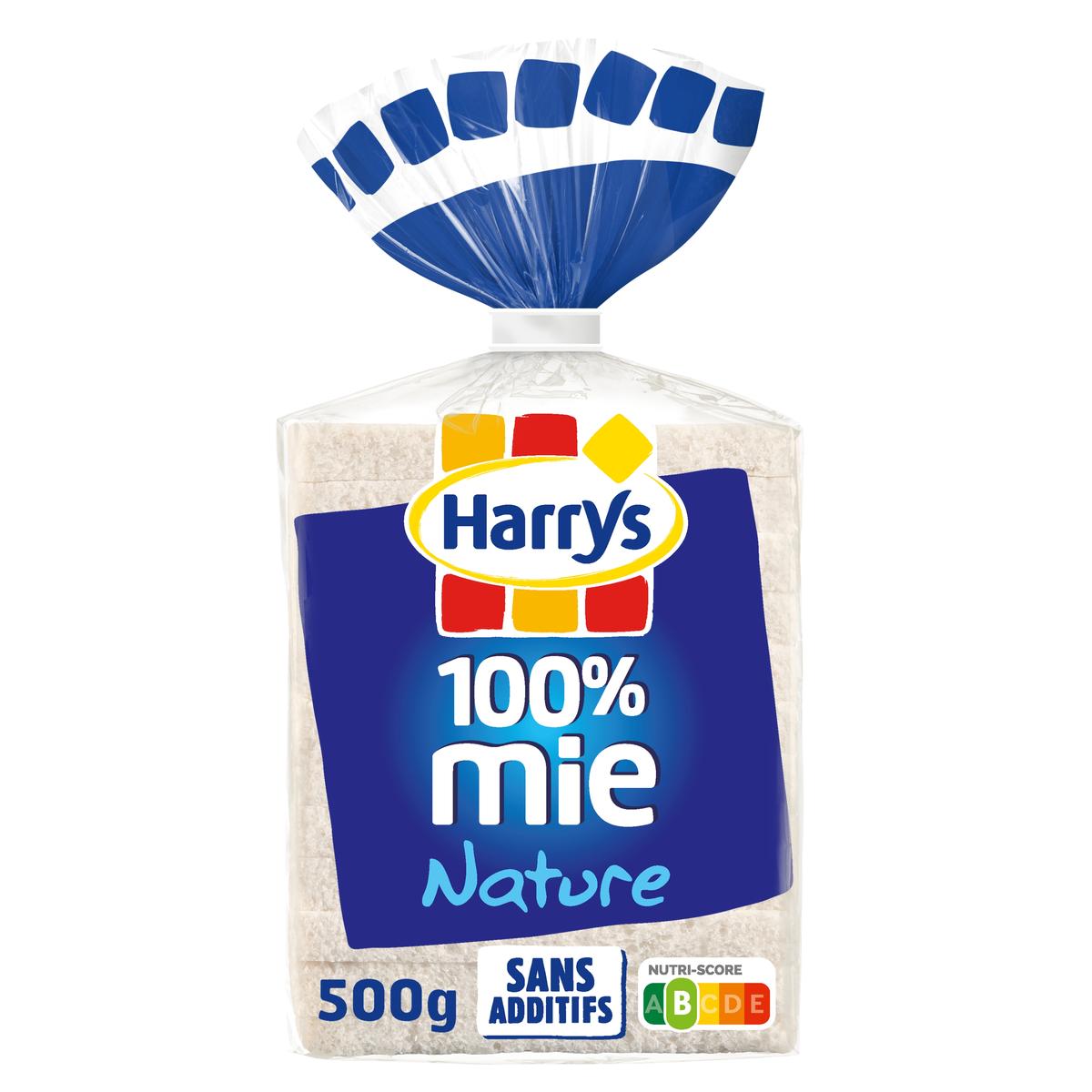 Achat Harrys 100 Pain De Mie Nature Sans Croute Grandes Tranches 500g