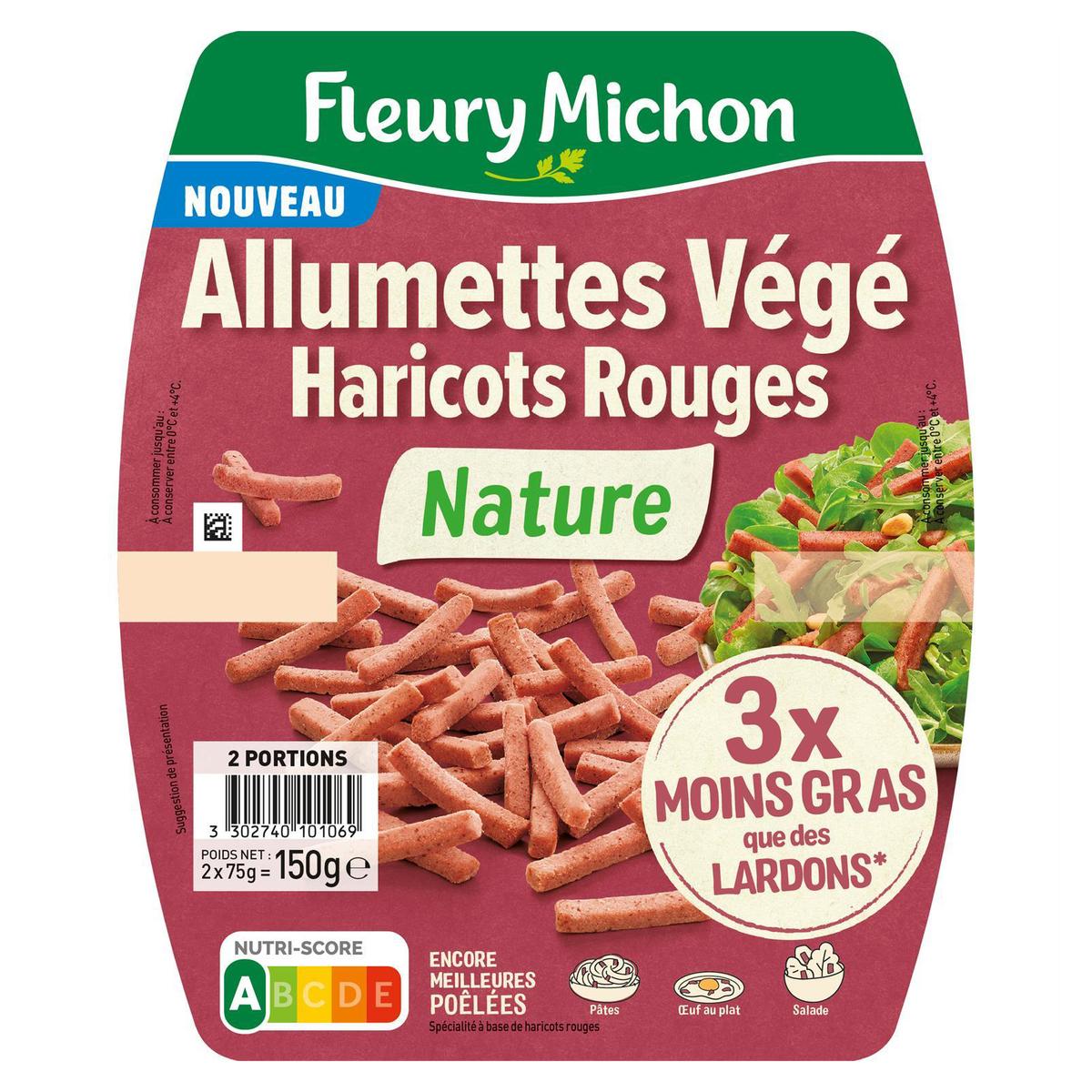 3302740101069 - Fleury Michon - Allumette Végé Haricot Rouge Nature