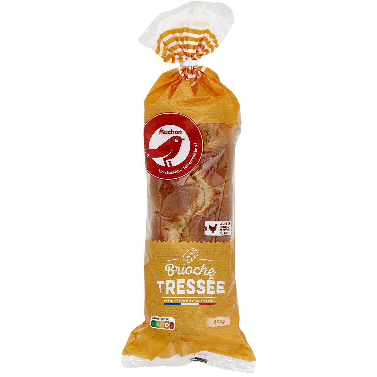 3596710021369 - Auchan - Brioche Tressée aux Oeufs Frais