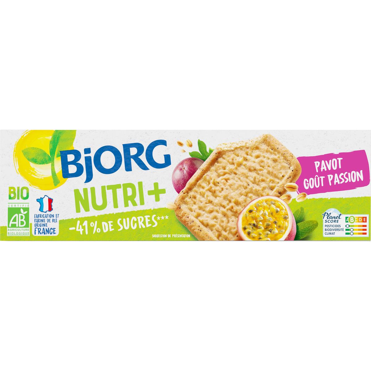 3229820803869 - Bjorg - Biscuits Pavot Goût Passion Nutri+ Bio