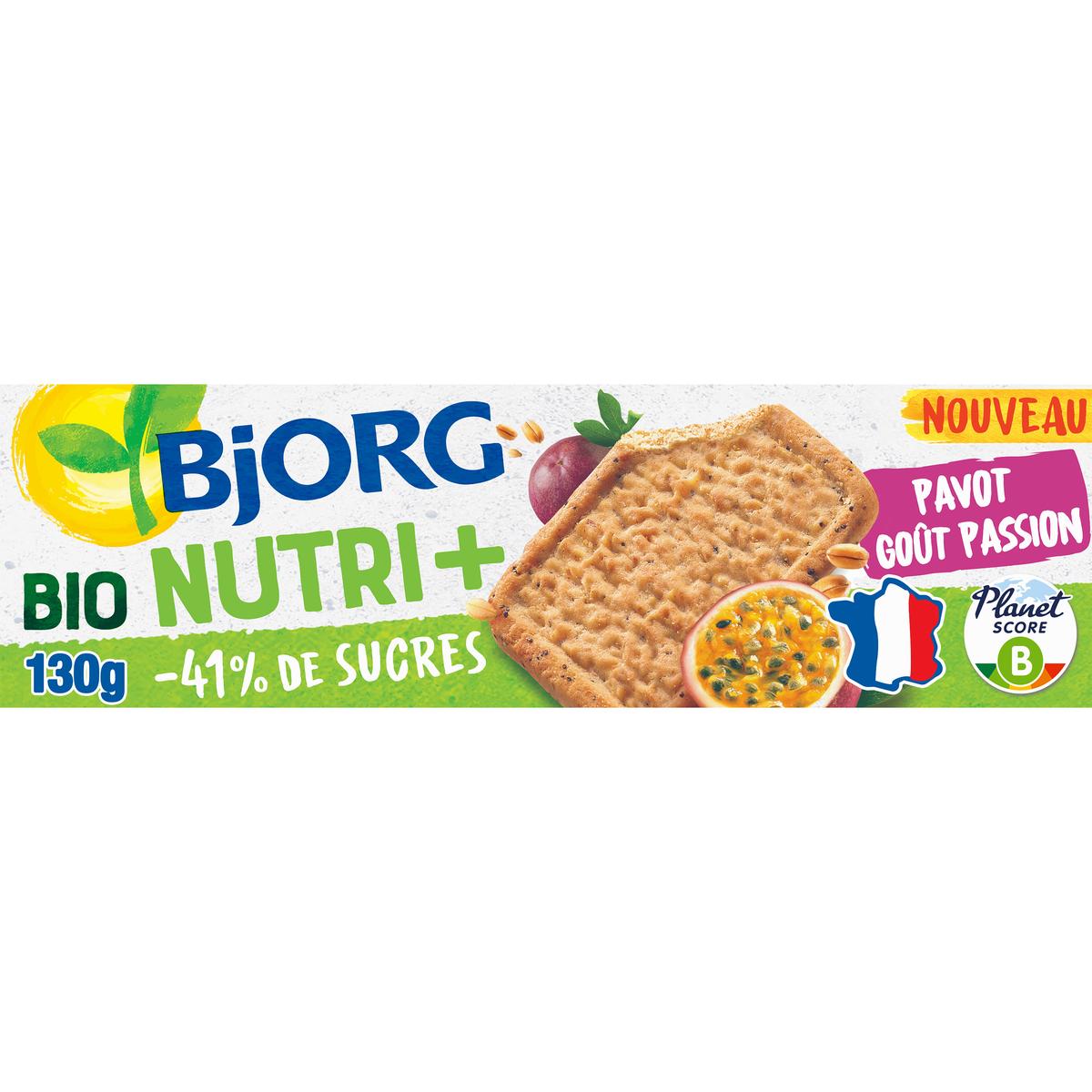 3229820803869 - Bjorg - Biscuits Pavot Goût Passion Nutri+ Bio