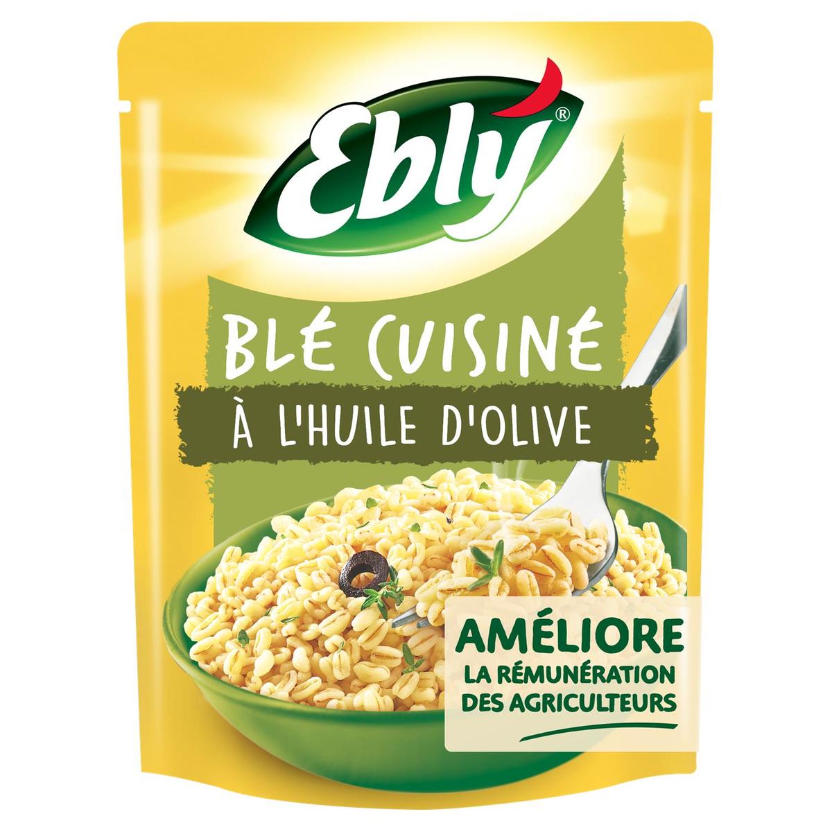 3487400004369 - Ebly - Blé Express Cuisiné à L'Huile d'Olive Micro-ondes