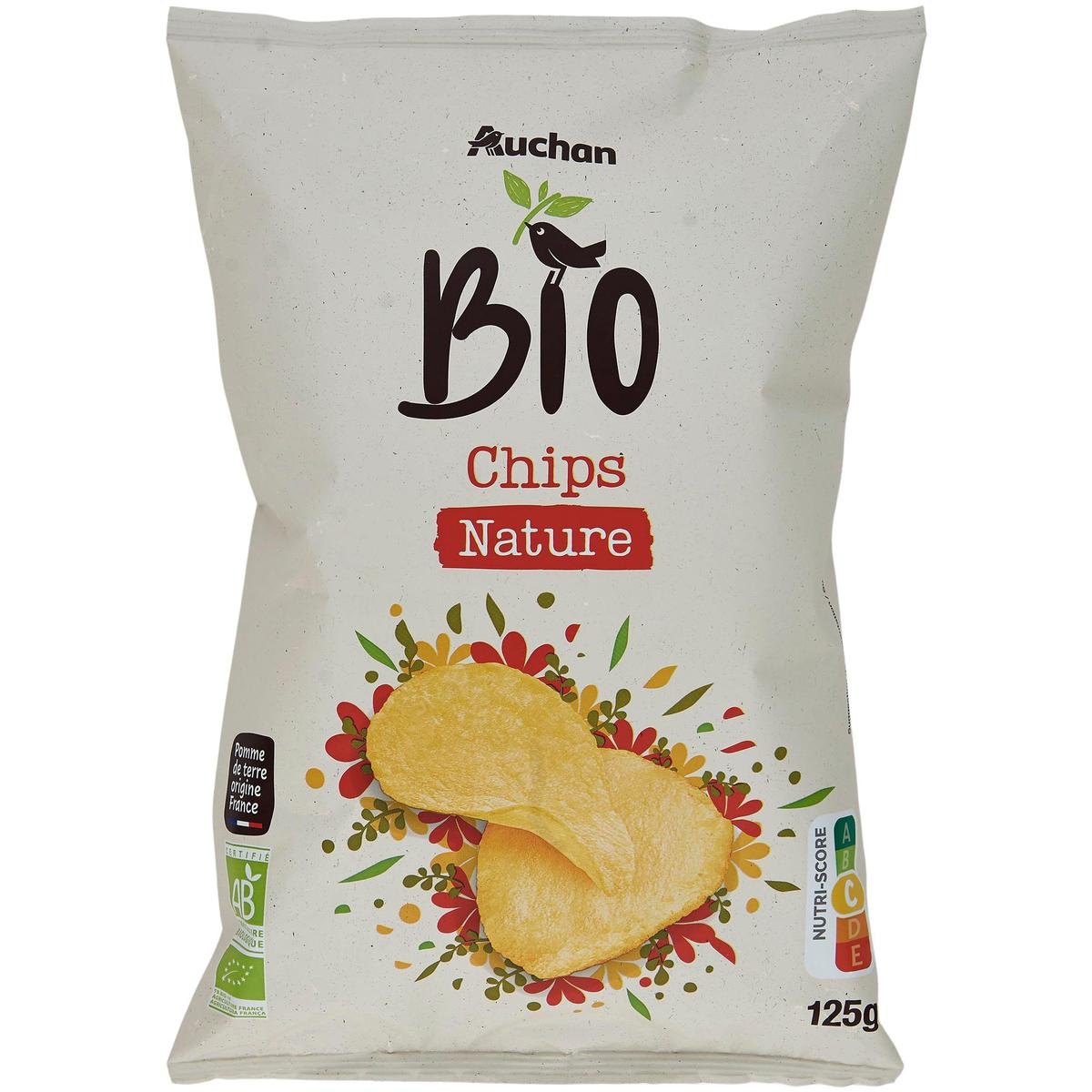 3596710355969 - Auchan BIO - Chips nature bio