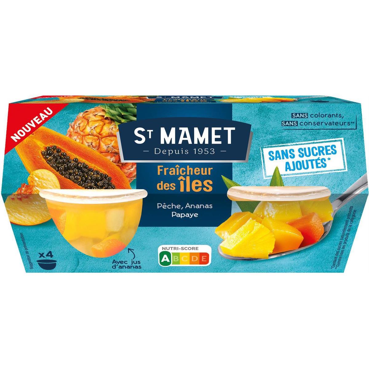 3080920996369 - St Mamet - Fraîcheur des Iles Sans sucres ajoutés x4