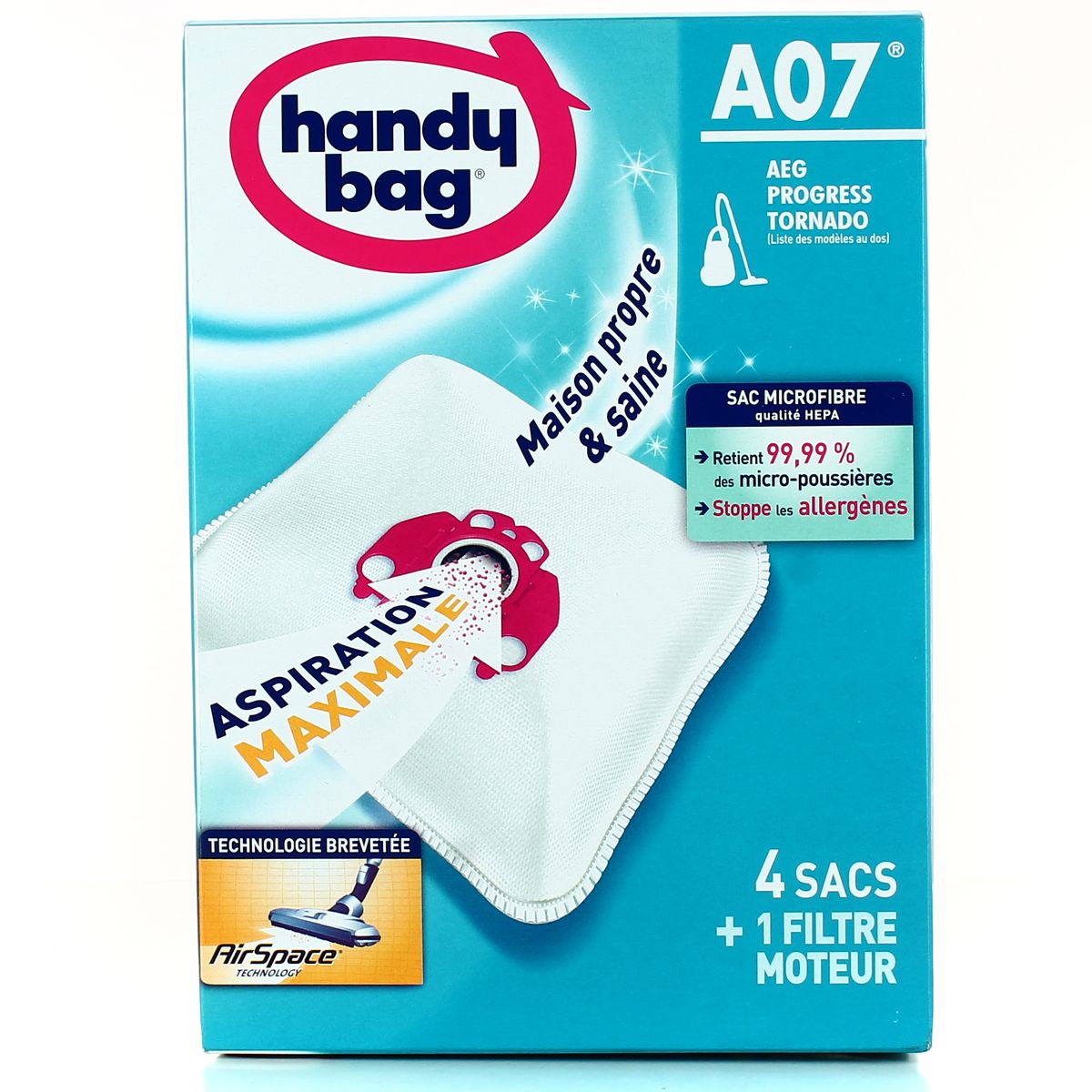 4006508186969 - Handy Bag - Sacs aspirateur A07- AEG, Progress, Tornado
