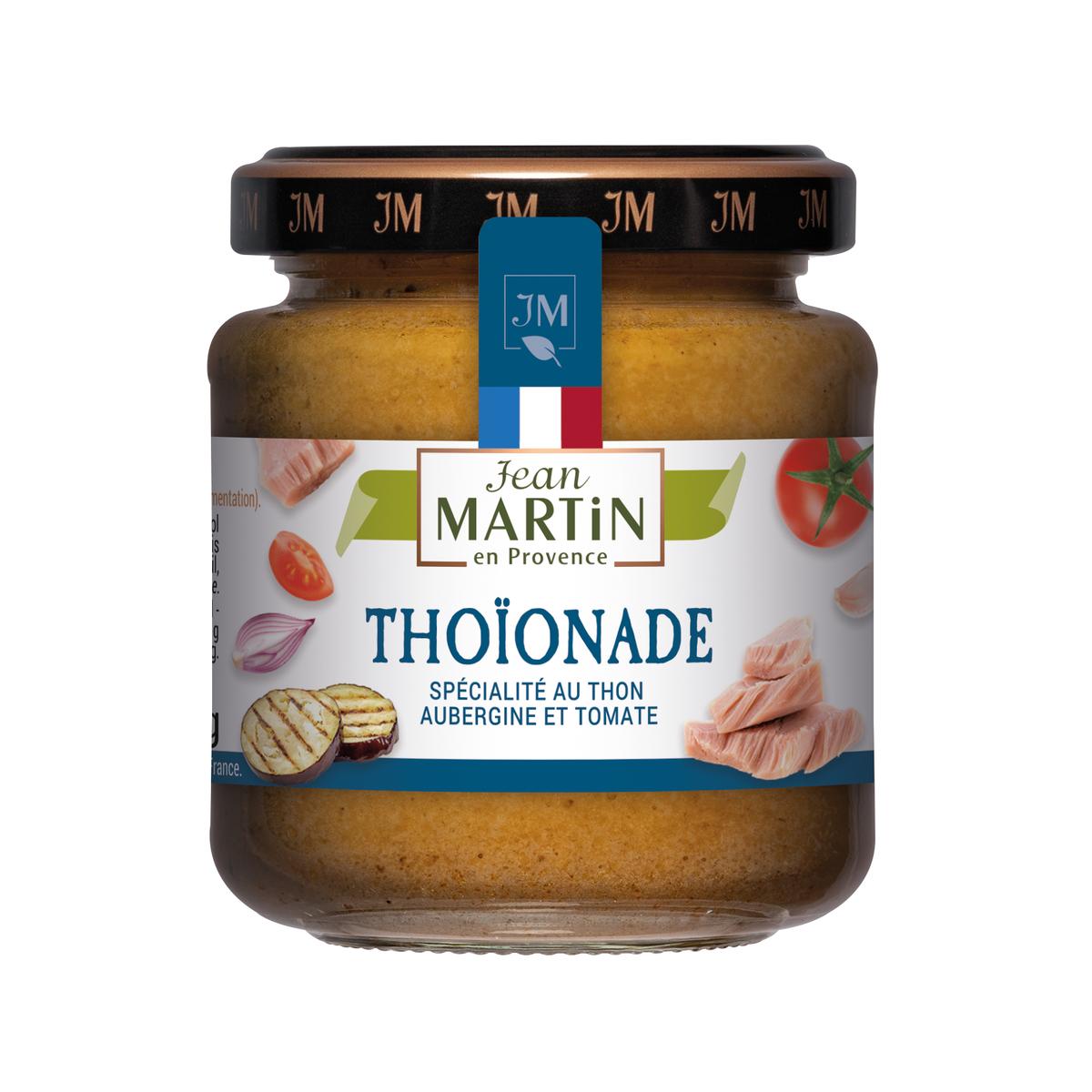 3271514167269 - Jean Martin - Thoionade - Spécialité au thon aubergine et tomate à tartiner