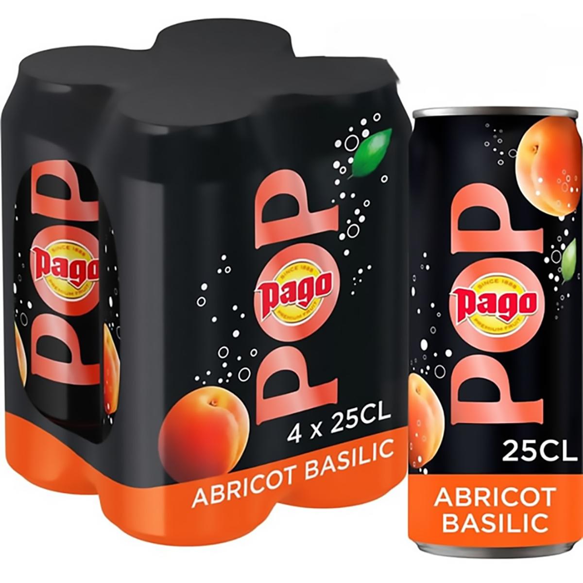 9001400110970 - Pago - Boisson gazeuse abricot et basilic
