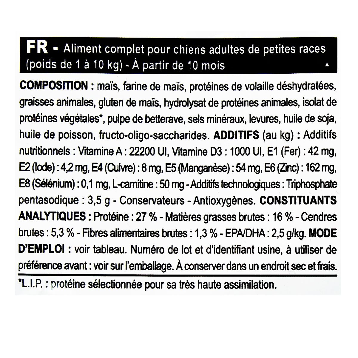 3182551055672 - Royal Canin - Croquettes Energie Adaptée pour Chien Mini Adulte