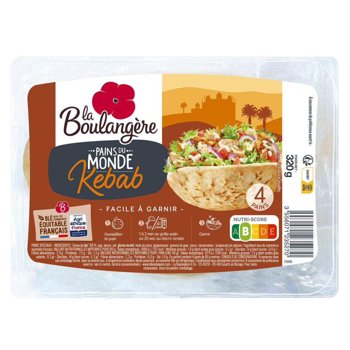 3556071235270 - La Boulangère - Pains Kebab