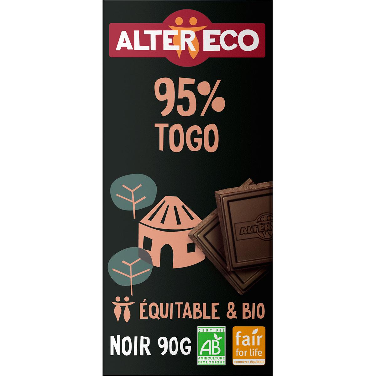 3700214616970 - Alter Eco - Commerce Equitable - Chocolat noir 95% Cacao Bio