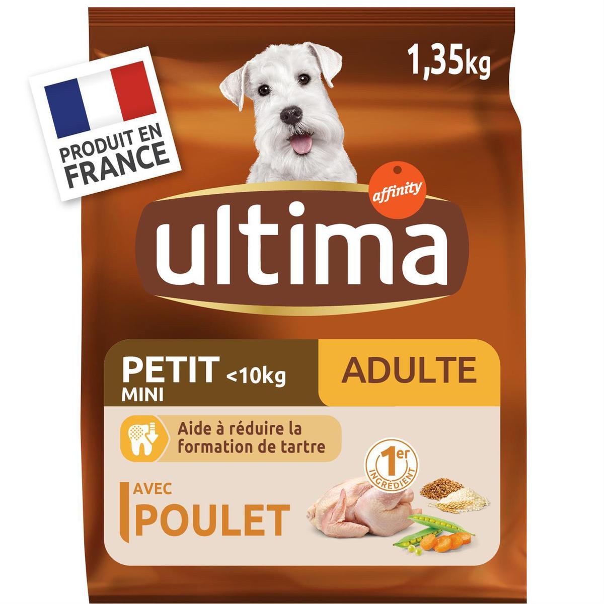 3700260417170 - Affinity - Ultima - Croquettes Poulet Aide à réduire la formation du tartre pour petit chien Adulte