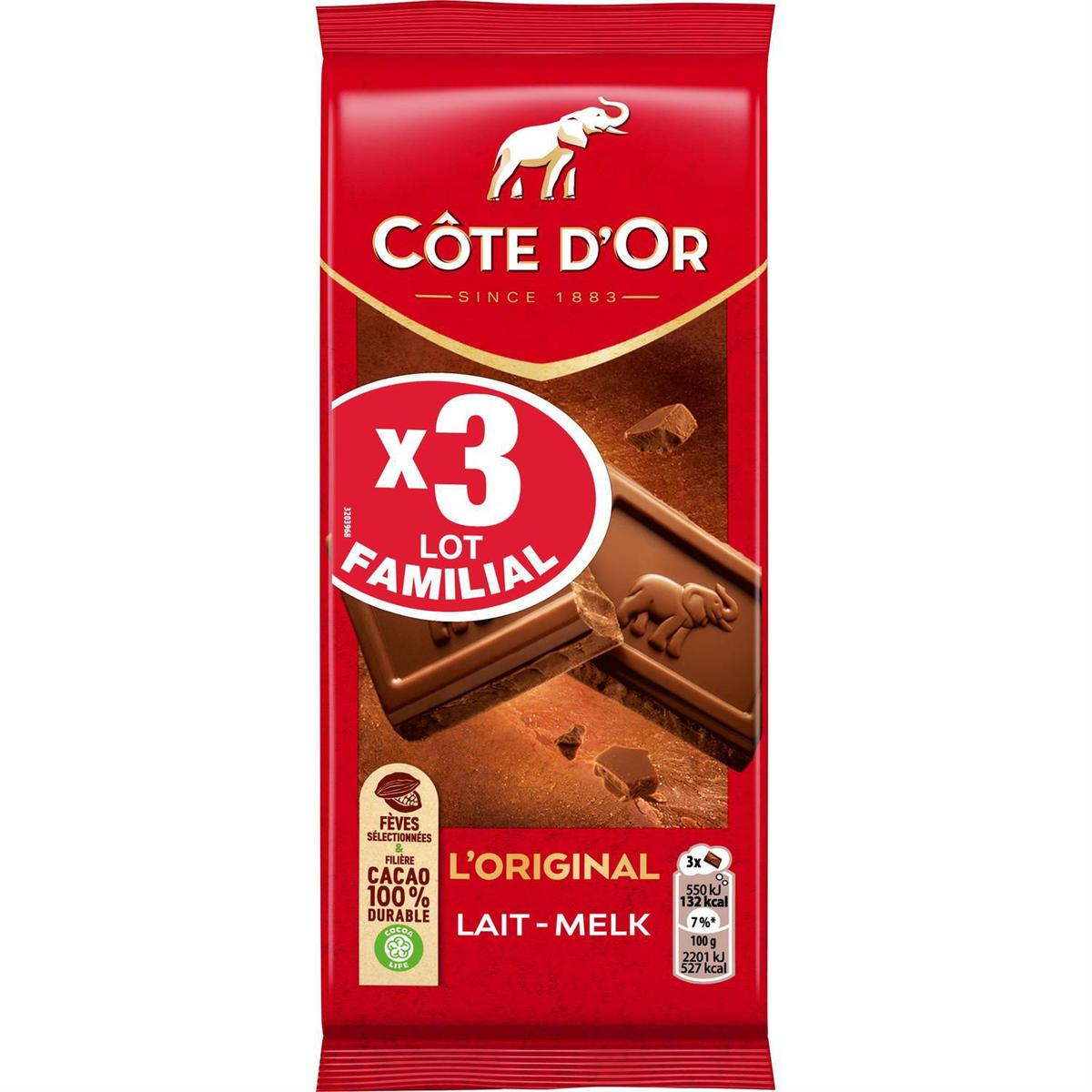 7622210438270 - Côte d'Or - Tablette de chocolat au lait L'Original
