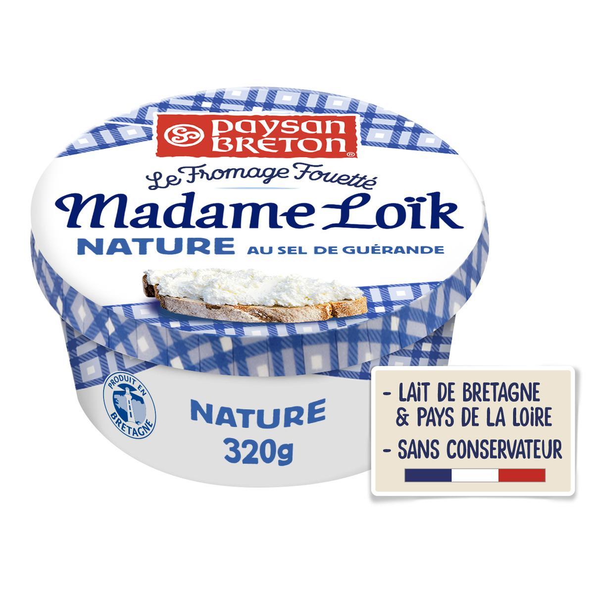 3412290070071 - Paysan Breton - Fromage fouetté Madame Loik nature au sel de Guérande