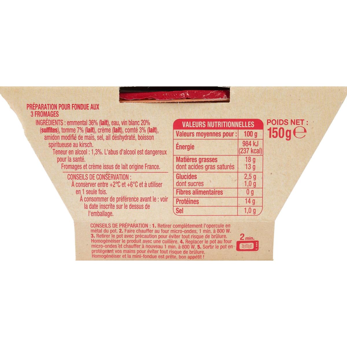 3596710542871 - Auchan - Fondue 3 fromages