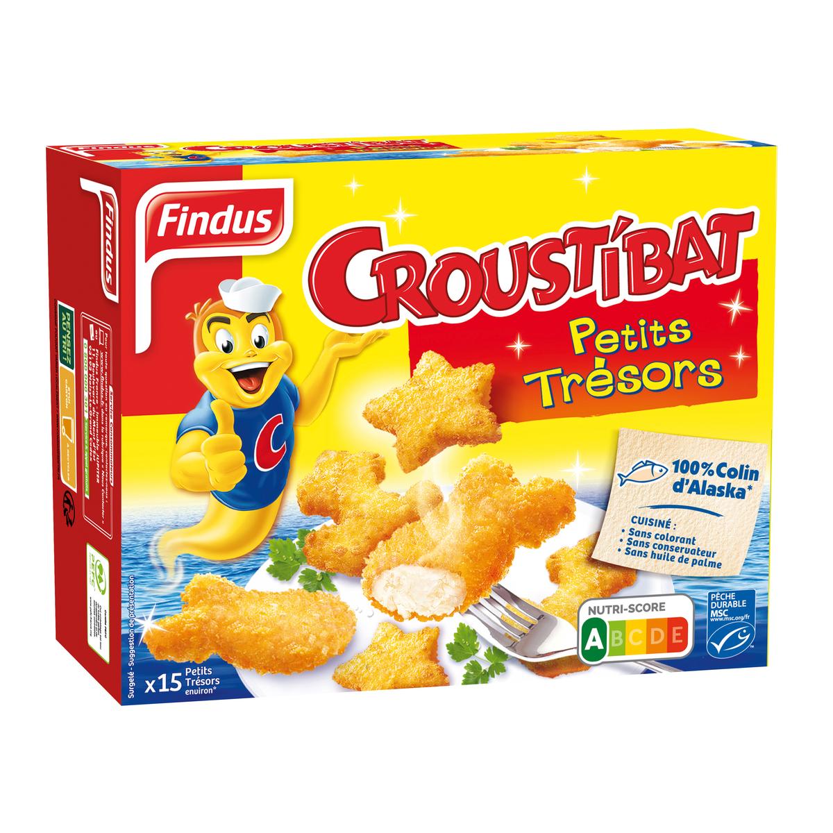 3599741002871 - Findus - Petits trésors Croustibat- Chair hachée de poisson panée