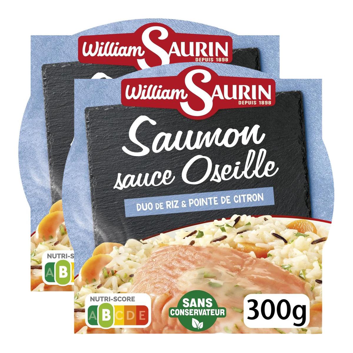 2050000393471 - William Saurin - Saumon sauce oseille et riz