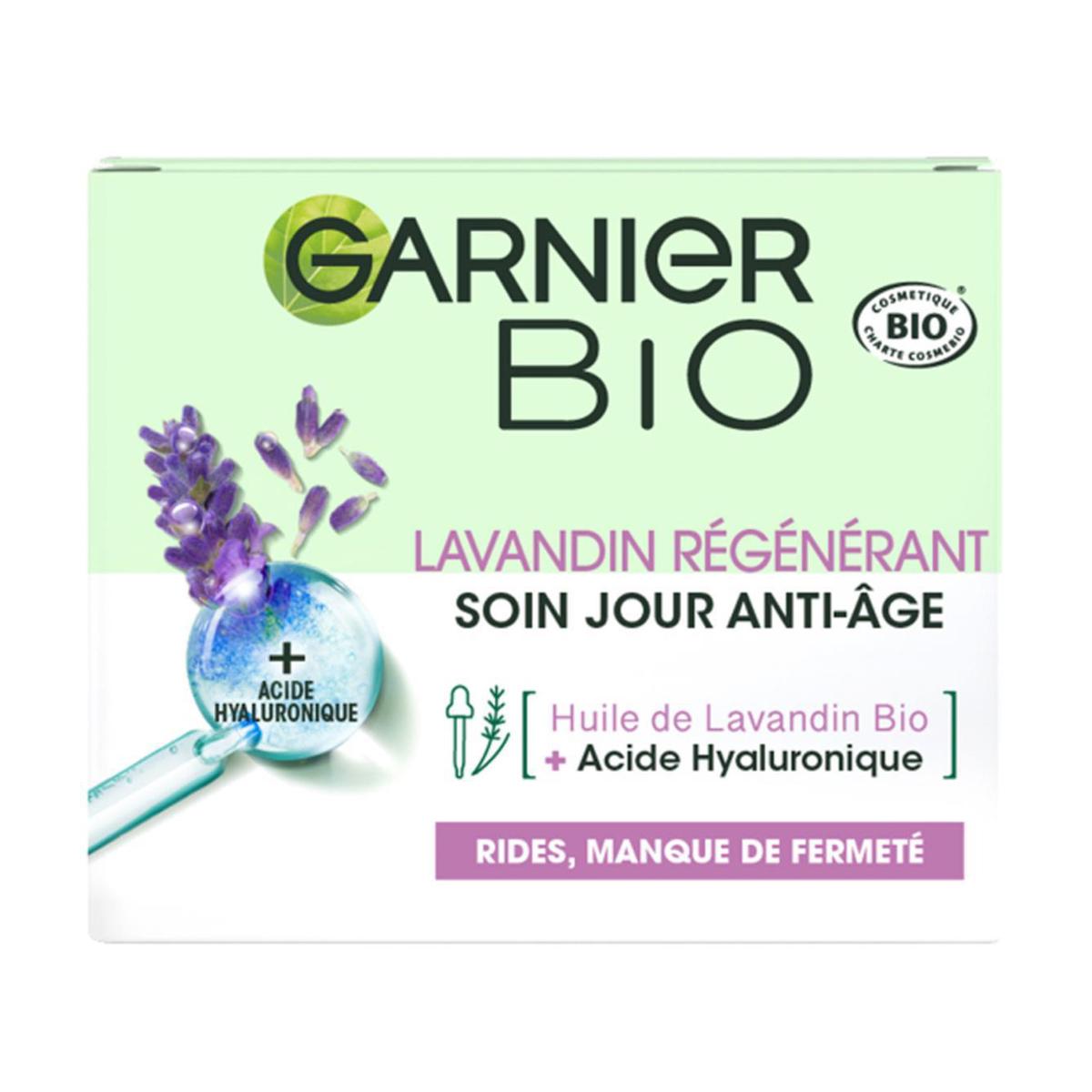 3600542183871 - Garnier Bio - Soin Jour Anti-âge Bio - Regénérant Lavandin - Tous types de peaux