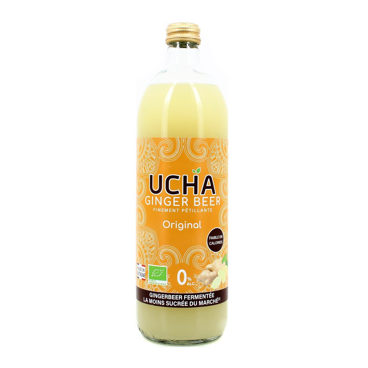3760192493871 - UCHA - Ginger Beer Bio 0%alc.