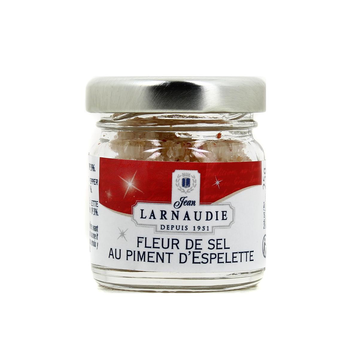 Livraison à domicile Jean Larnaudie Fleur de Sel au Piment, 25g
