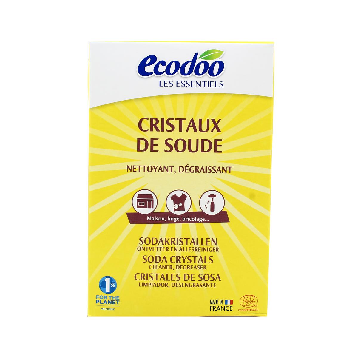 3380380076671 - Ecodoo - Cristaux de soude Ecocert Nettoyant Dégraissant