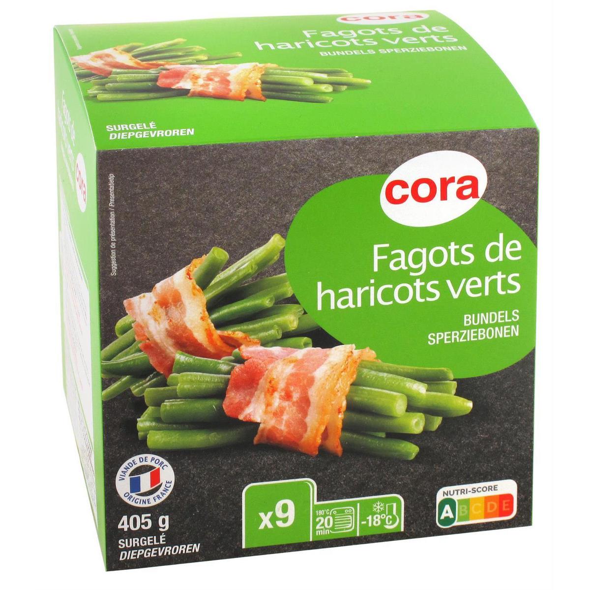 3257985476871 - Cora - Fagots de haricots verts et poitrine fumée