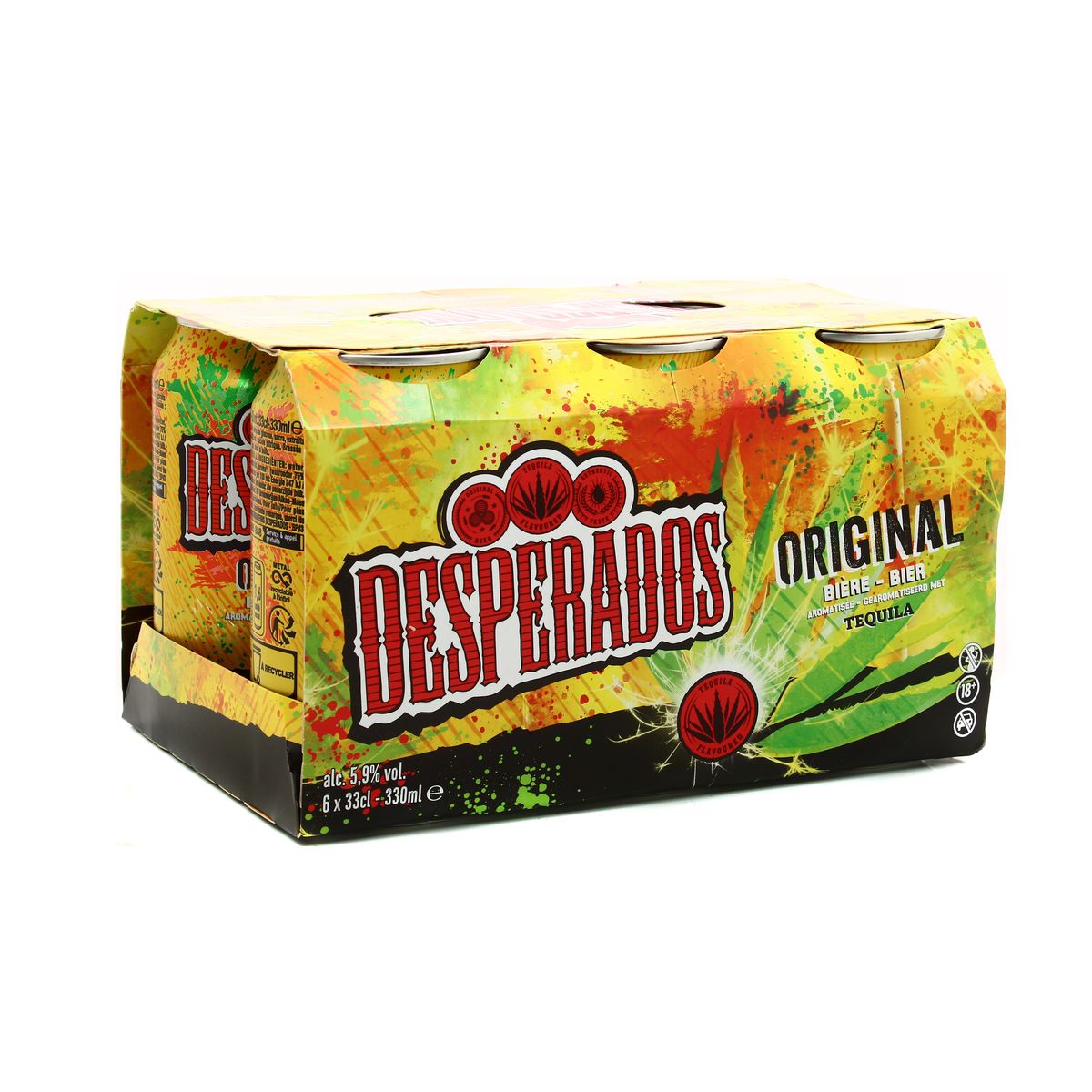 DESPERADOS bière-Tequila 5,9% 6x33cl