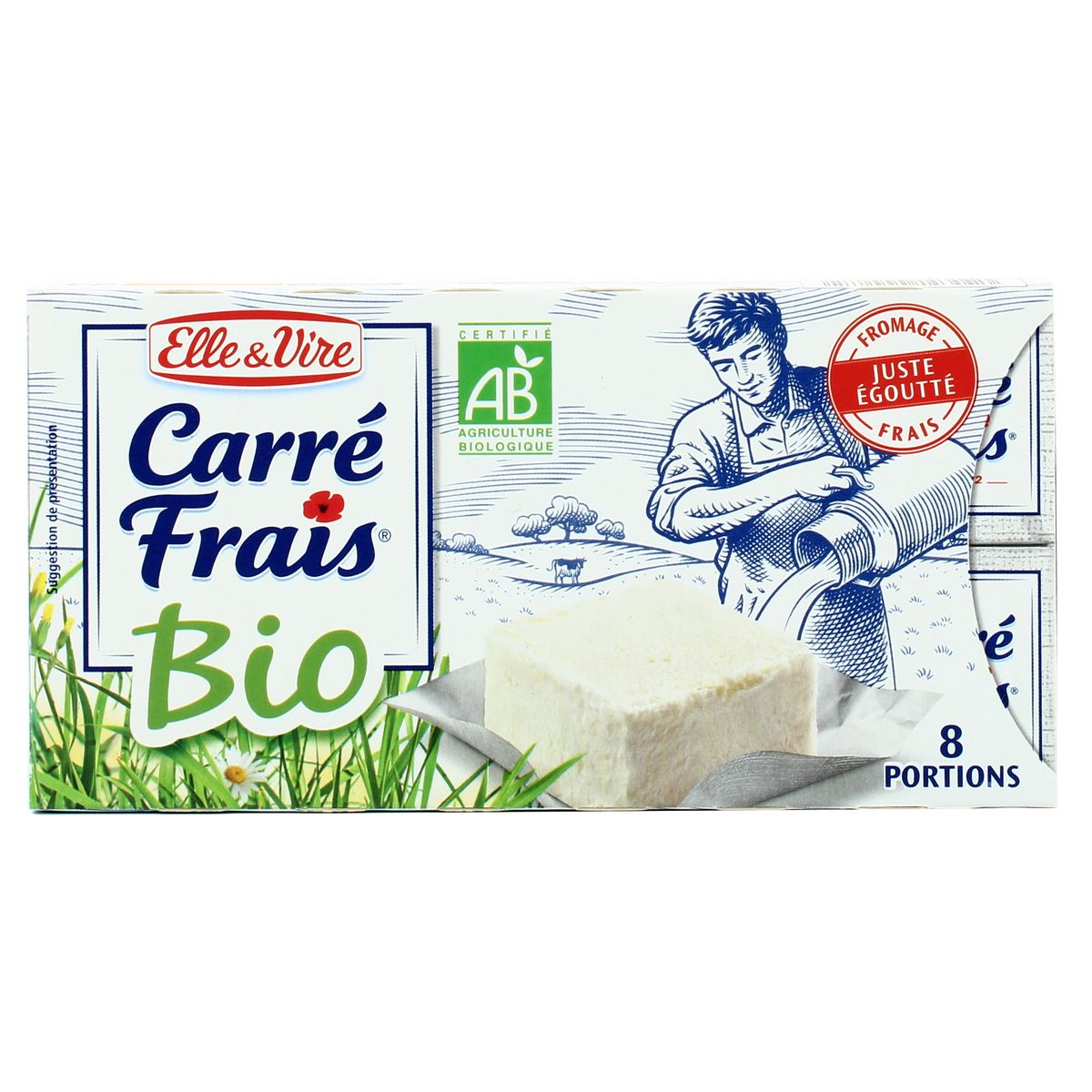 3480341000872 - Carré Frais - Fromage frais bio