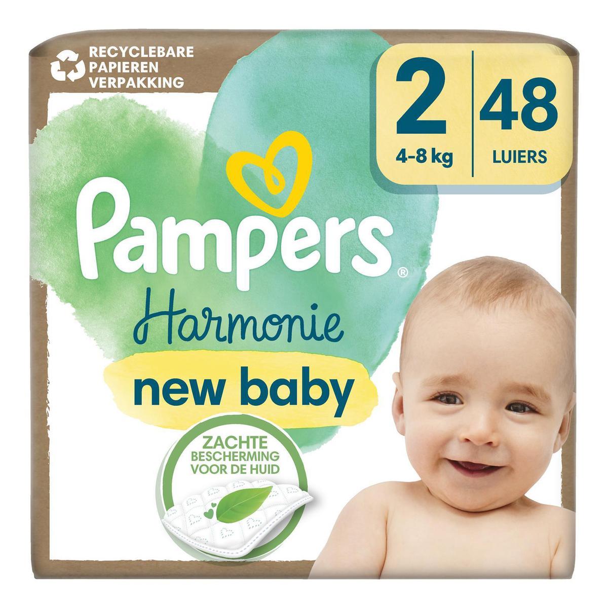 8700216251372 - Pampers Harmonie - Couches Bébé 4 -8 kg T2