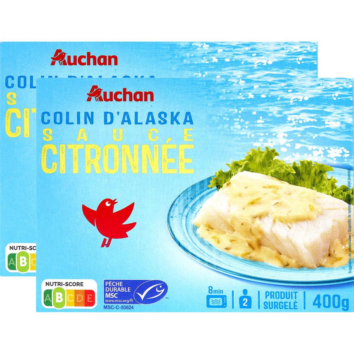 2050000411472 - Auchan - Colin d'Alaska sauce citronné MSC