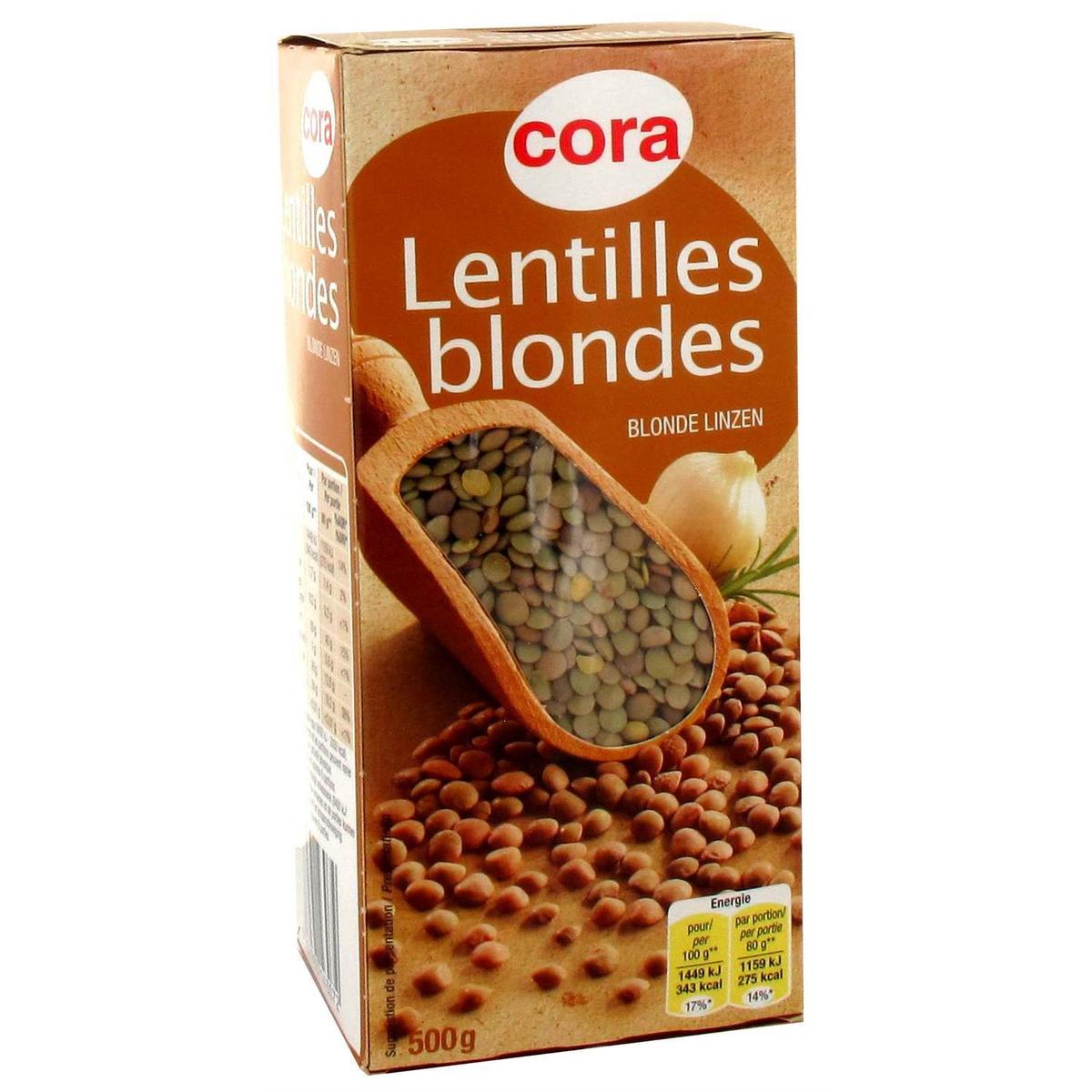 Livraison Domicile Cora Lentilles Blondes S Ches G