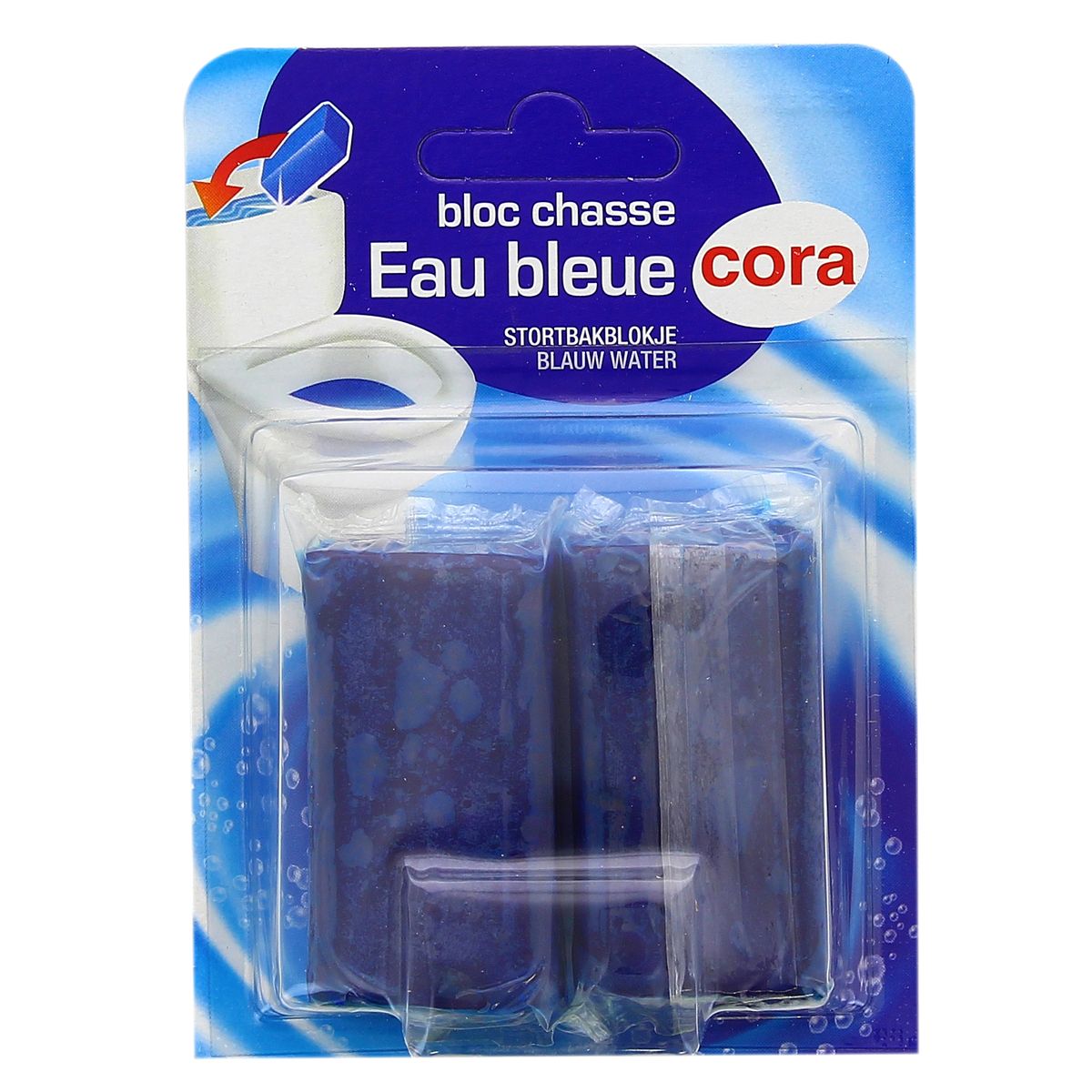 Livraison à domicile Cora Stick pour chasse d'eau eau bleue, 2 pièces