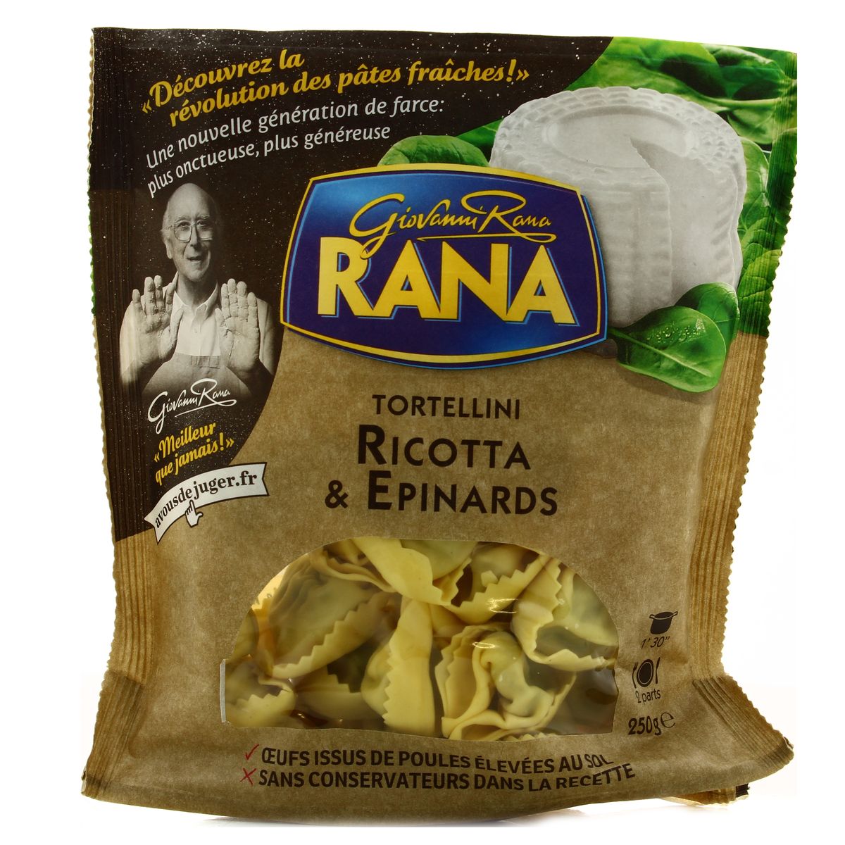 8001665704472 - Giovanni Rana - Tortellini Ricotta & Epinards