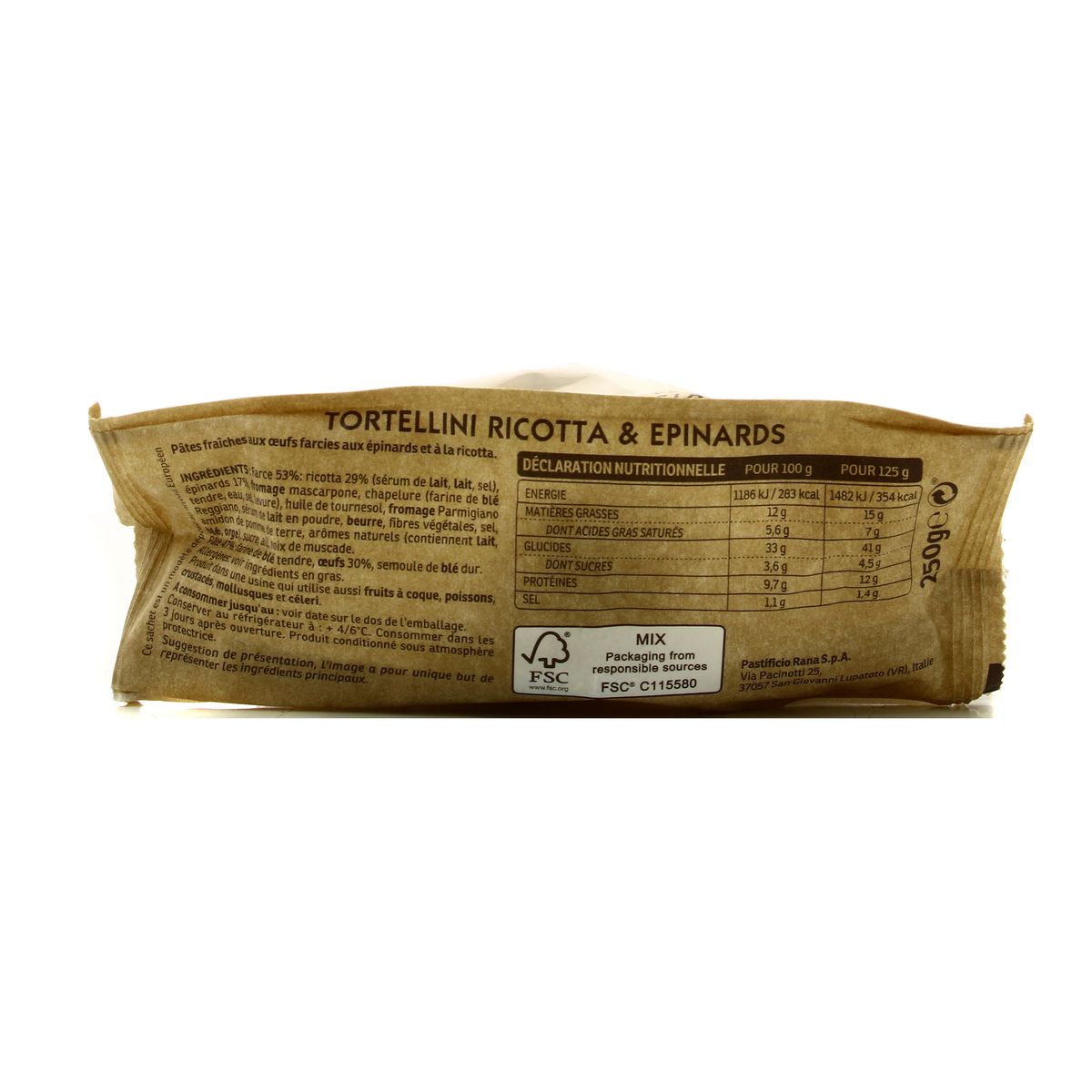 8001665704472 - Giovanni Rana - Tortellini Ricotta & Epinards