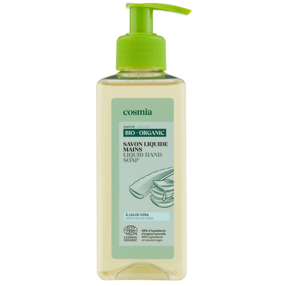 3596710516872 - COSMIA BIO - Savon liquide mains à l'aloe vera BIO