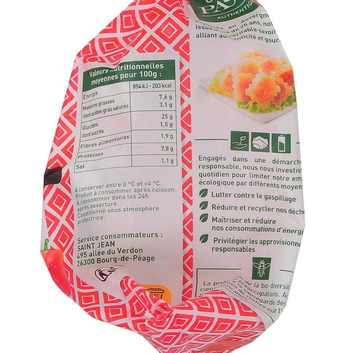 3266140061173 - Comptoir Du Pastier - Ravioles à Poêler, Tomates Mozzarelle Bio