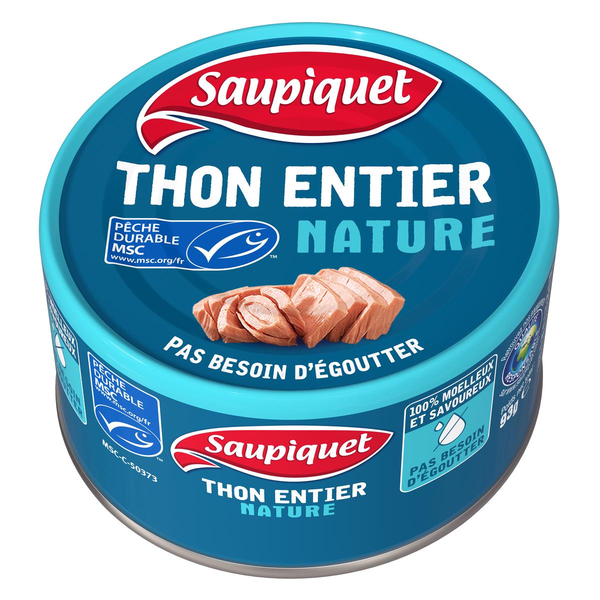 3165950222173 - Saupiquet - Thon Entier Naturel MSC sans égouttage