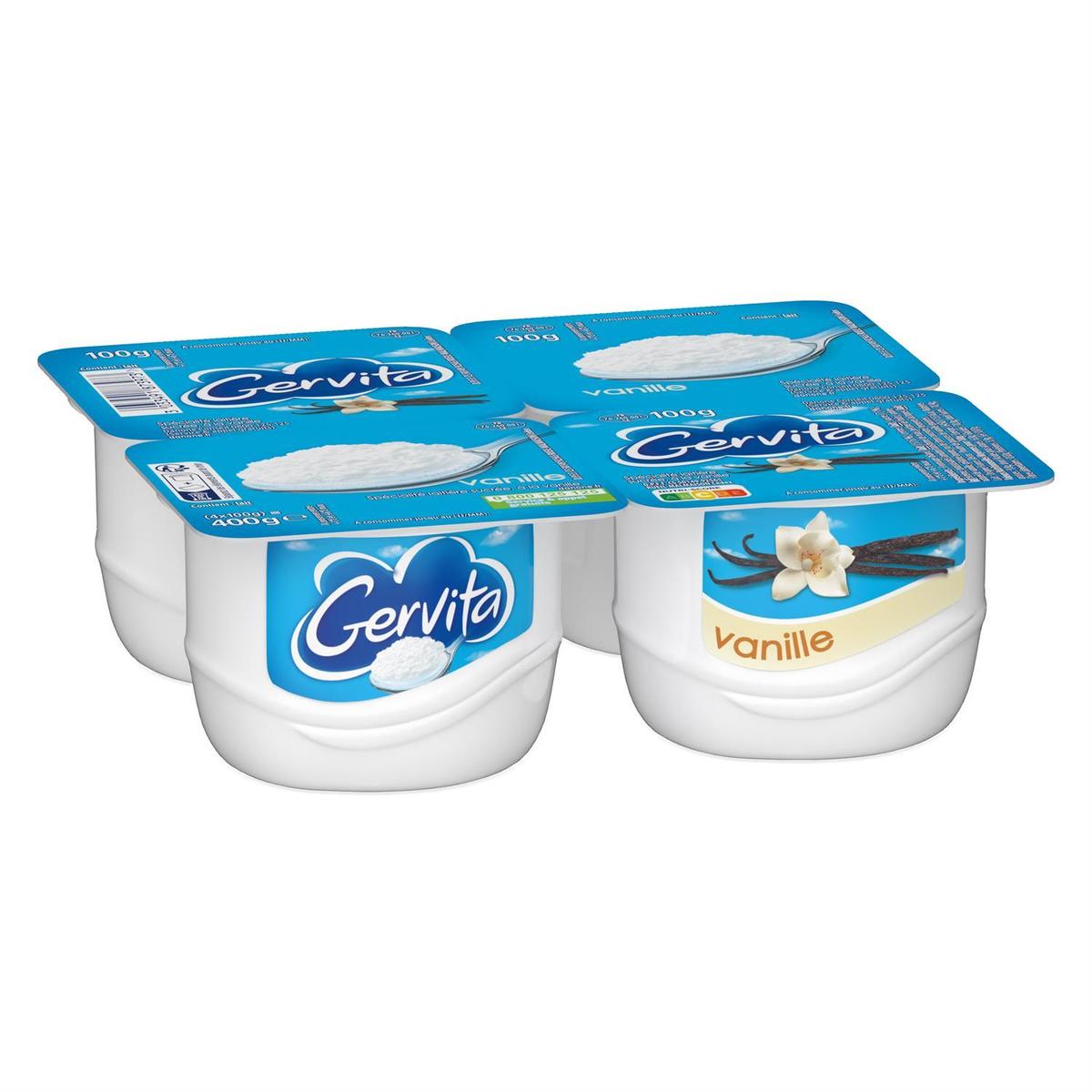 3033491873973 - Gervita - Fromage Blanc Mousse Vanille