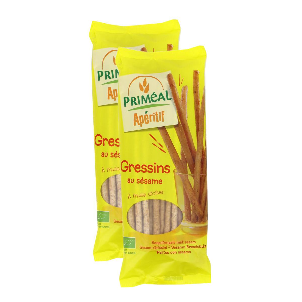 2050000306273 - Priméal - Gressins au sésame, bio