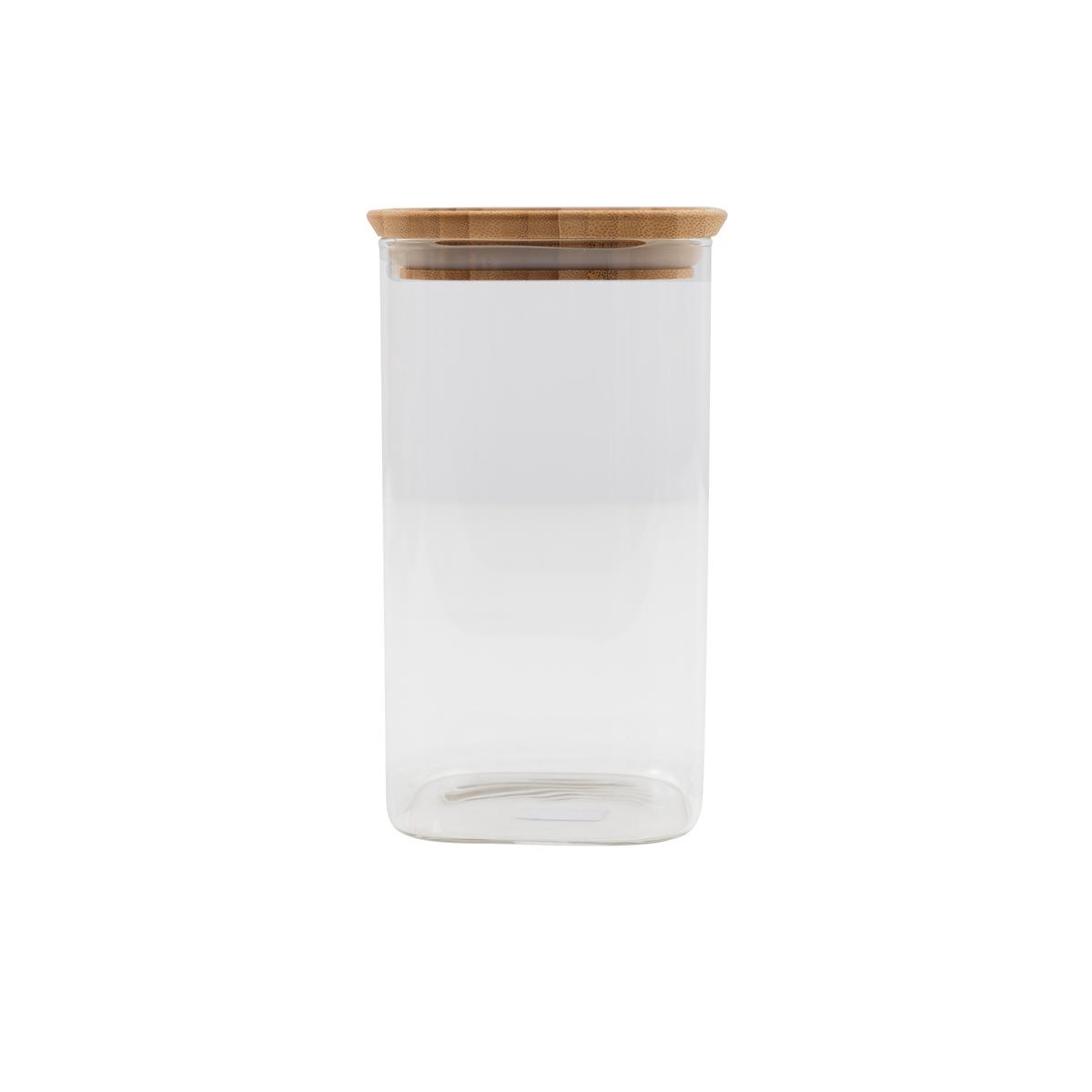 5420059856673 - Point virgule - Bocal en verre avec couvercle en bambou