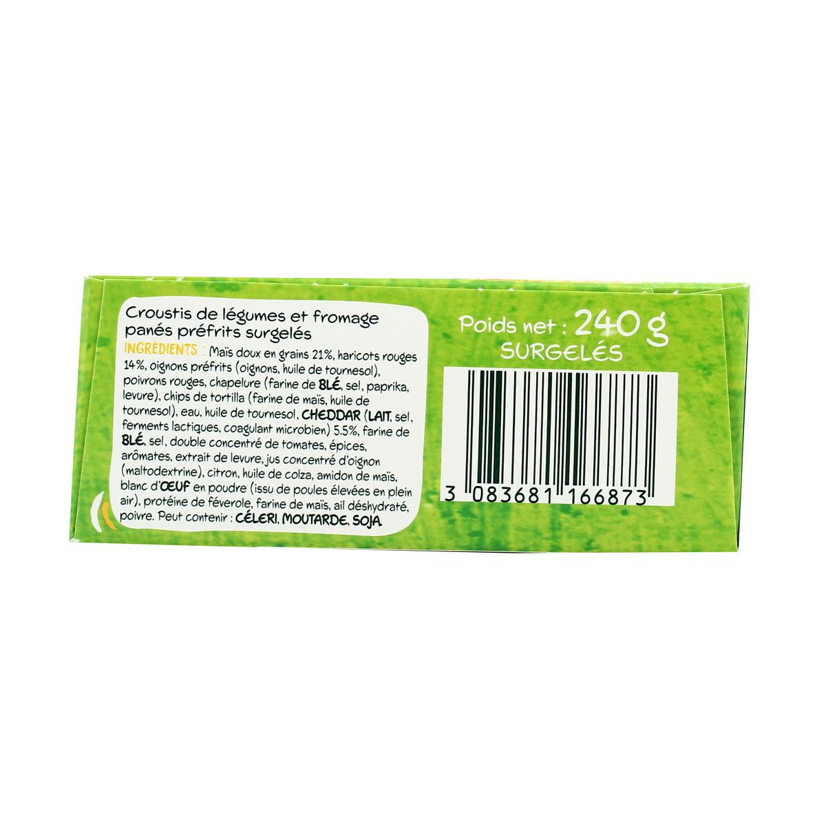 3083681166873 - Bonduelle -  Mini croustis mexican poivron haricot rouge