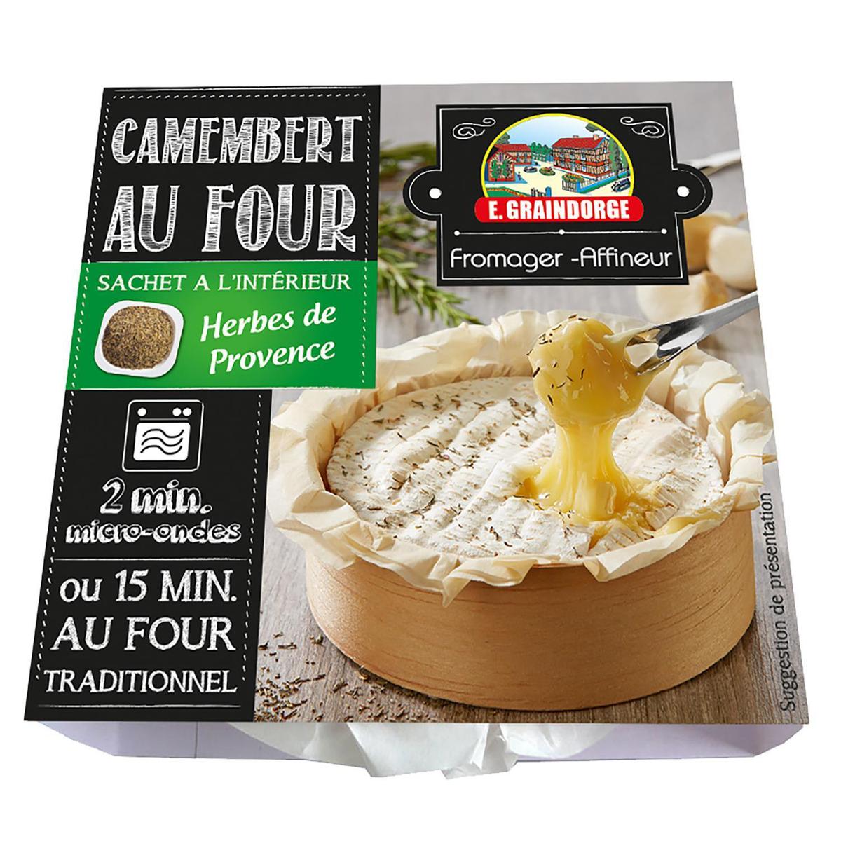 3252950008873 - Graindorge - Camembert au four Herbes de Provence