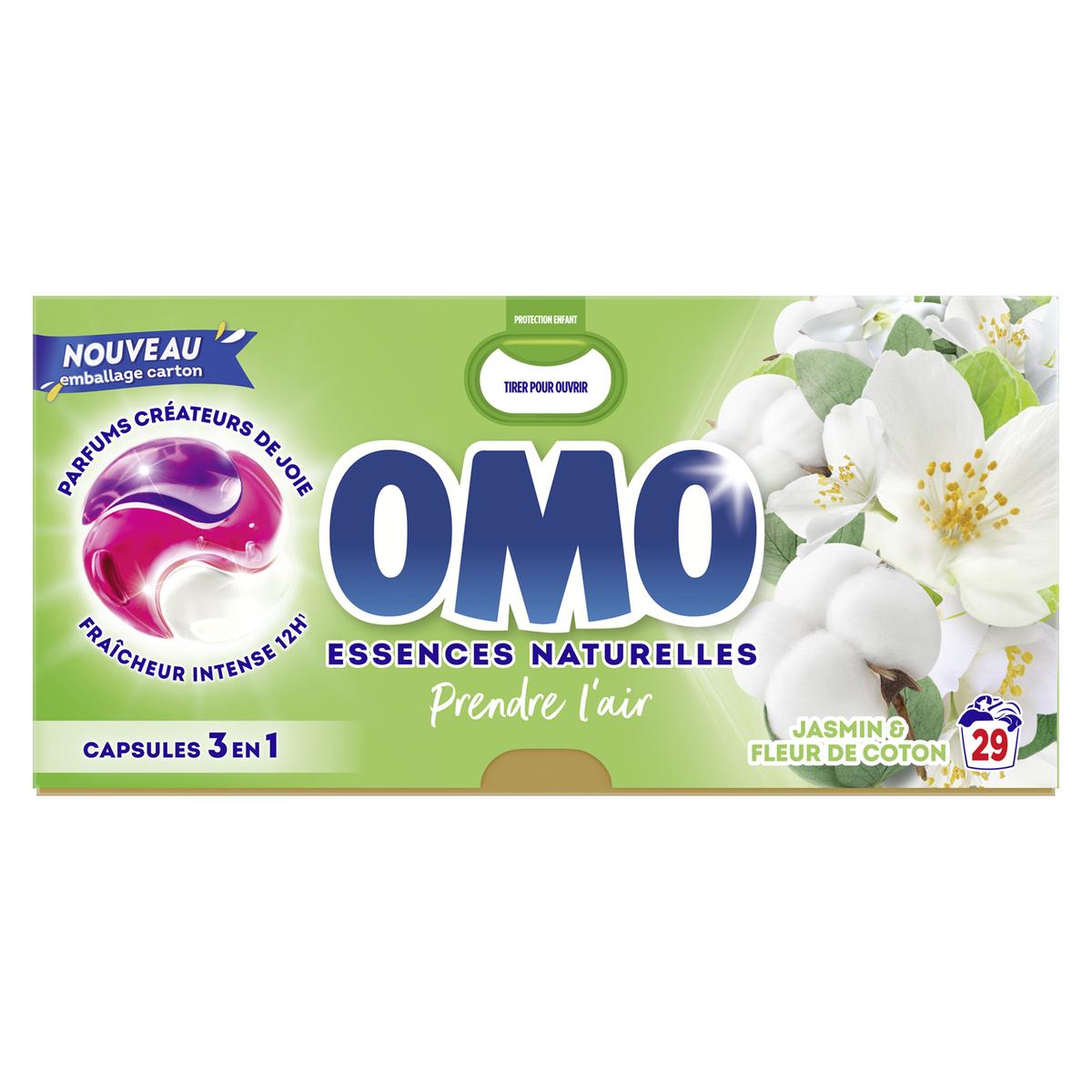 8720181510274 - Omo - Lessive capsules 3en1 jasmin et fleur de coton