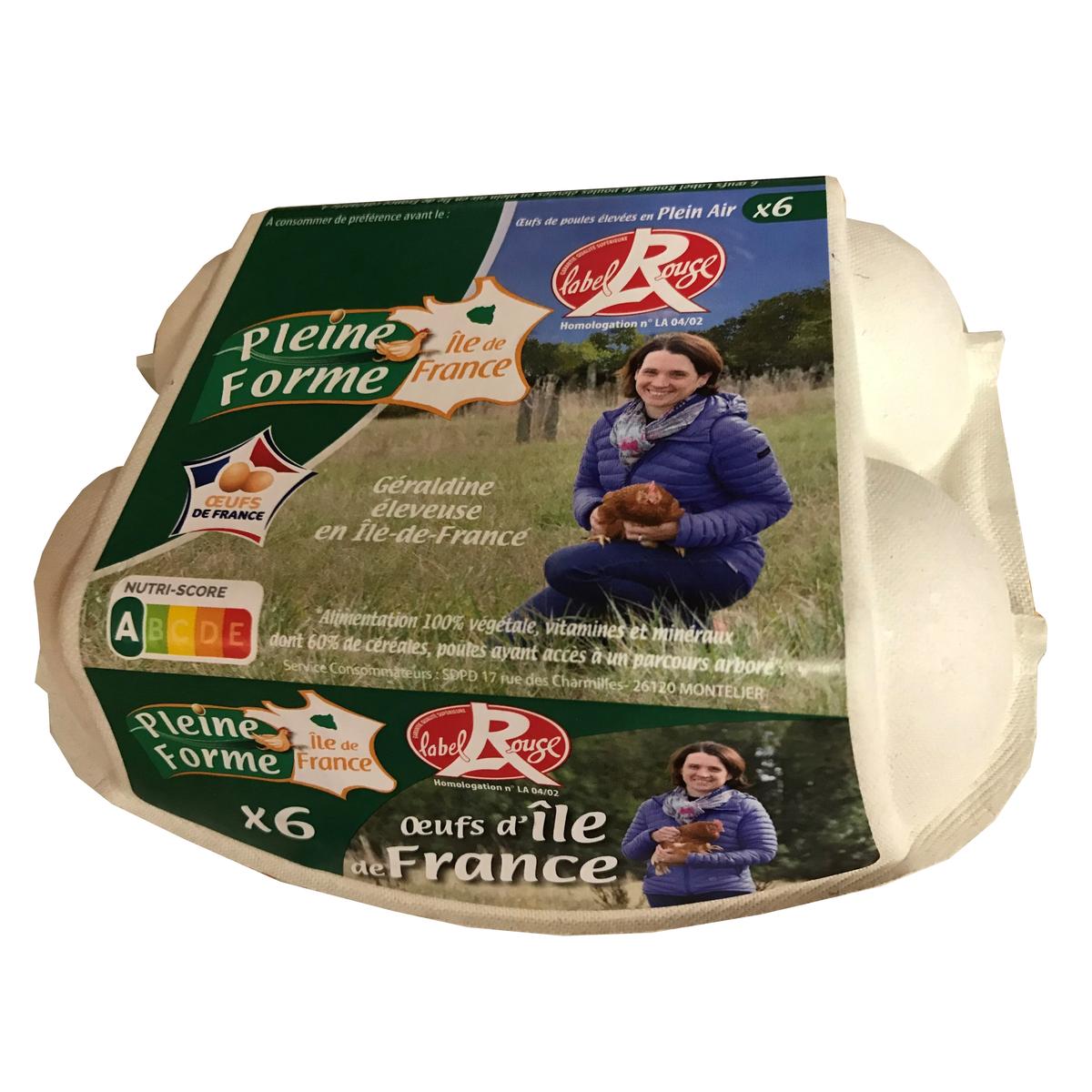 3332930010574 - Pleine Forme - Oeufs Label Rouge Ile de France