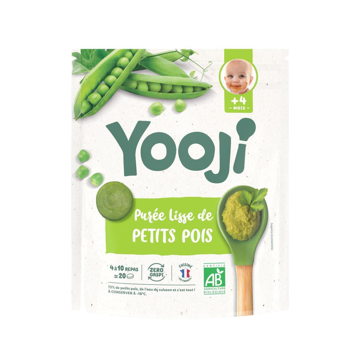 3760234501274 - Yooji - Purée de petits pois Bio dès 4 mois